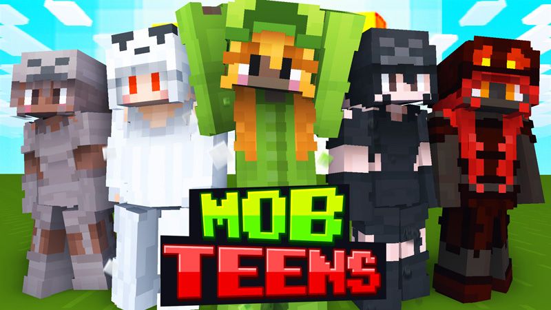 Mob Teens on the Minecraft Marketplace by Gearblocks
