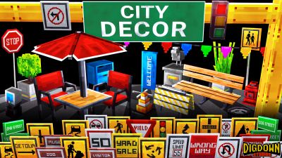 City Decor on the Minecraft Marketplace by Dig Down Studios