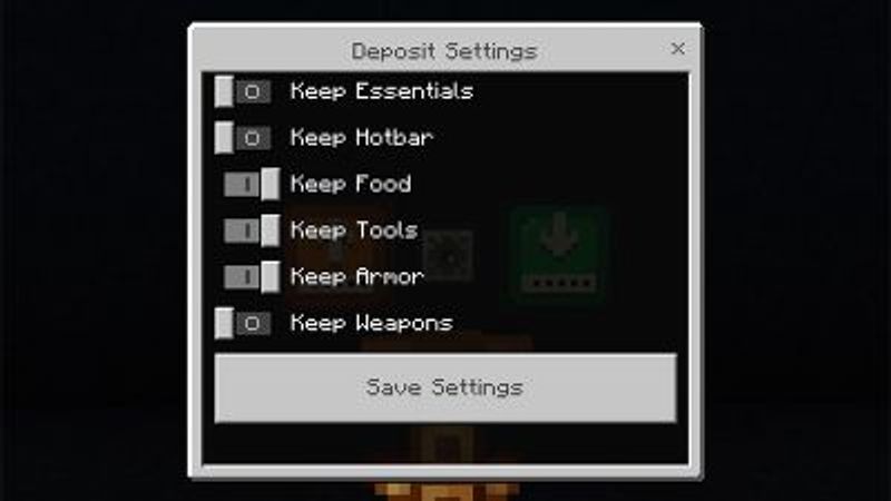 Sort Your Inventory Add-On on the Minecraft Marketplace by Hog5kull