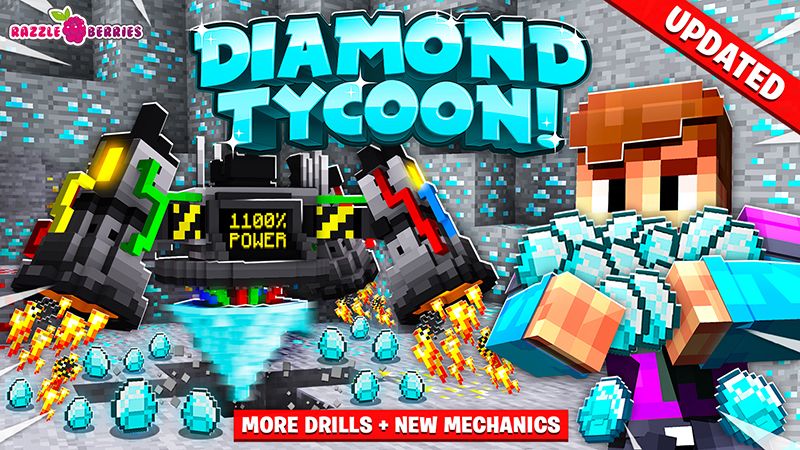 Diamond Tycoon on the Minecraft Marketplace by Razzleberries