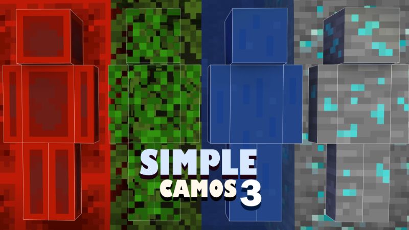 Simple Camos 3 on the Minecraft Marketplace by Pixelationz Studios Simple Camos 3 on the Minecraft Marketplace by Pixelationz Studios