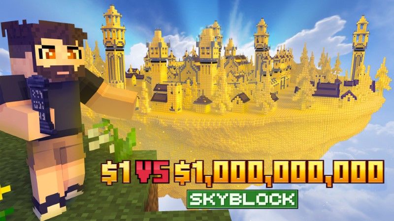 1 vs 1000000000 Skyblock on the Minecraft Marketplace by Lifeboat