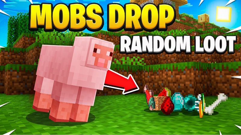 Mobs Drop Random Loot on the Minecraft Marketplace by Pixell Studio