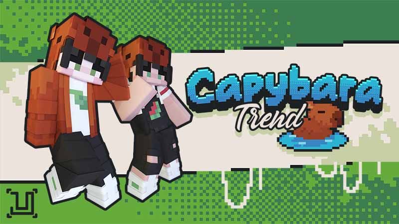 Capybara Trend on the Minecraft Marketplace by UnderBlocks Studios Capybara Trend on the Minecraft Marketplace by UnderBlocks Studios