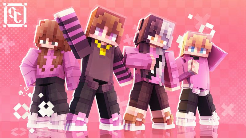 Pink Anime by 5 Frame Studios (Minecraft Skin Pack) - Minecraft ...