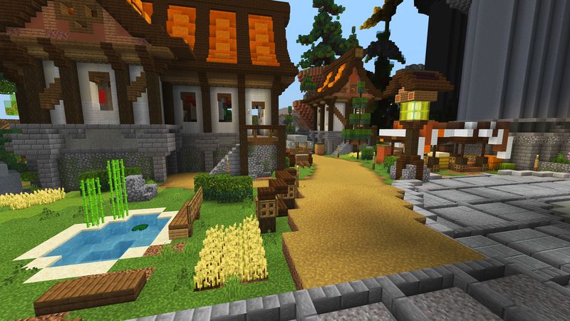 Orange Village by ThunderAy