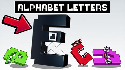 Alphabet Letters on the Minecraft Marketplace by Heropixel Games