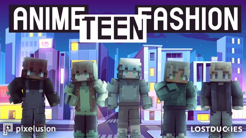 Anime Teen Fashion on the Minecraft Marketplace by Pixelusion Anime Teen Fashion on the Minecraft Marketplace by Pixelusion