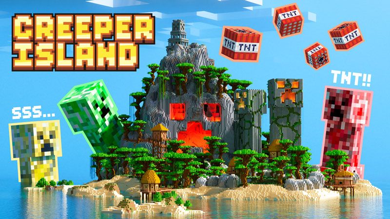 Creeper Island on the Minecraft Marketplace by Enchanted Creeper Island on the Minecraft Marketplace by Enchanted