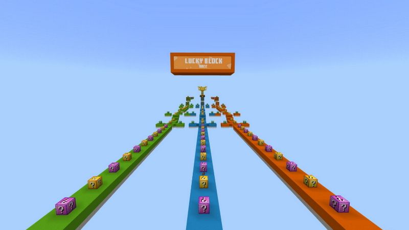 Lucky Block Race by Mine-North