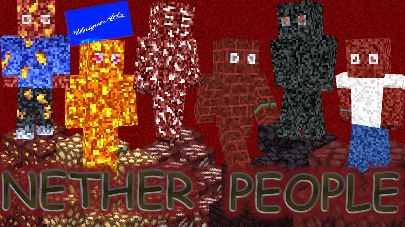 Nether People on the Minecraft Marketplace by Unique Arts Nether People on the Minecraft Marketplace by Unique Arts