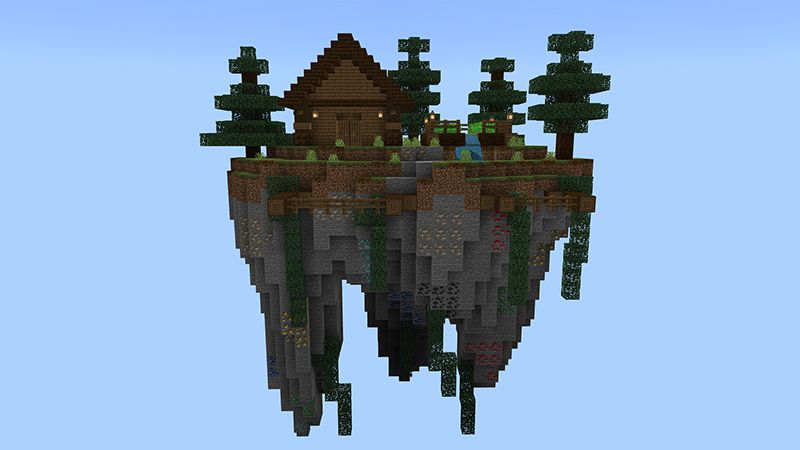 Village One Block Skyblock by Pickaxe Studios