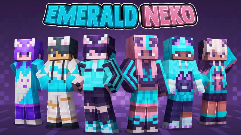 Emerald Neko on the Minecraft Marketplace by 57Digital