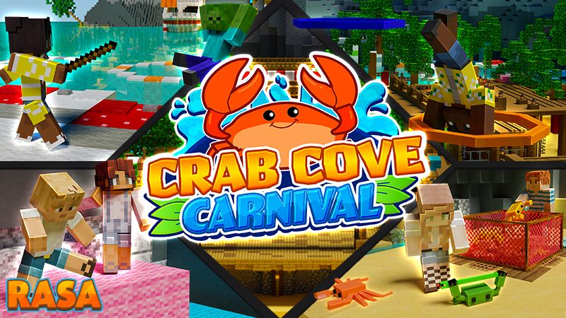 Crab Cove Carnival on the Minecraft Marketplace by RASA Studios Crab Cove Carnival on the Minecraft Marketplace by RASA Studios