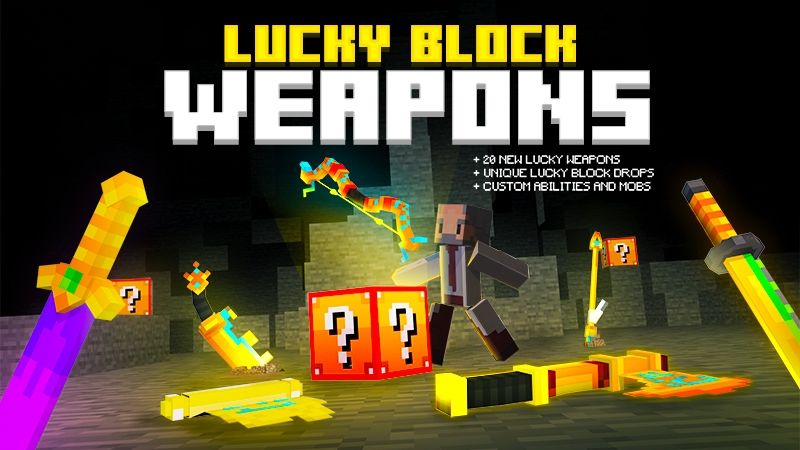 Lucky Block Weapons on the Minecraft Marketplace by Kubo Studios
