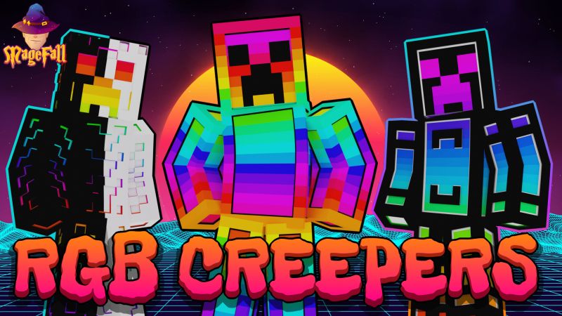 RGB Creepers on the Minecraft Marketplace by Magefall RGB Creepers on the Minecraft Marketplace by Magefall