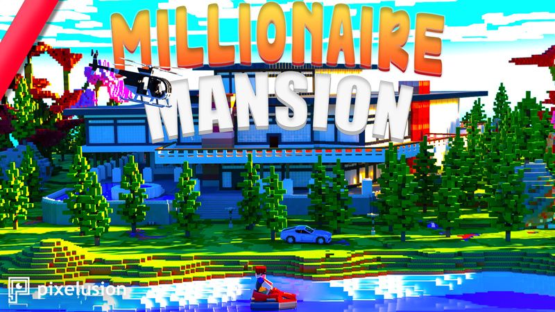 Millionaire Mansion on the Minecraft Marketplace by Pixelusion
