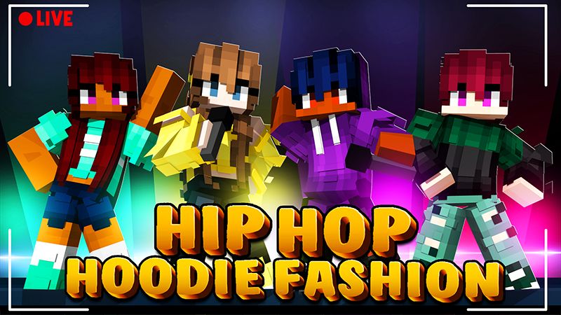Hip Hop Hoodie Fashion on the Minecraft Marketplace by Giggle Block Studios Hip Hop Hoodie Fashion on the Minecraft Marketplace by Giggle Block Studios