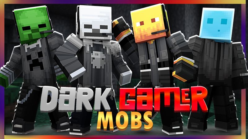 Dark Gamer Mobs on the Minecraft Marketplace by The Lucky Petals
