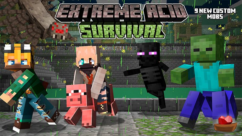 Extreme Acid Survival on the Minecraft Marketplace by Lifeboat