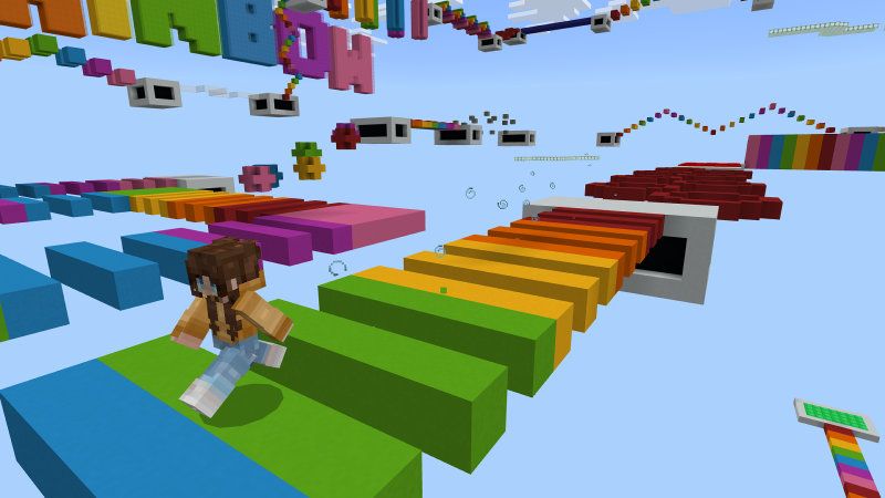 Rainbow Obstacle Parkour by BLOCKLAB Studios