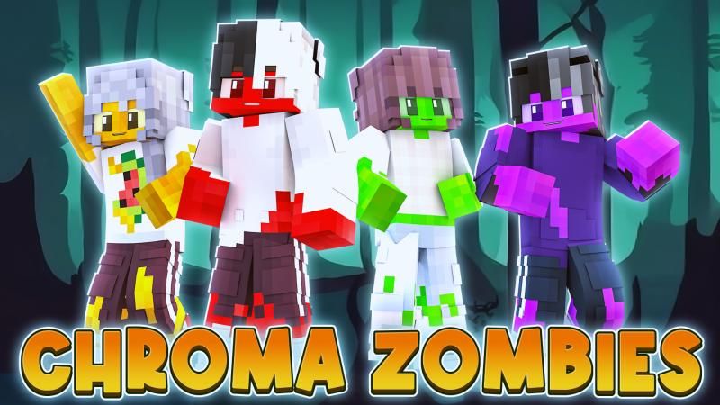 Chroma Zombies on the Minecraft Marketplace by Waypoint Studios