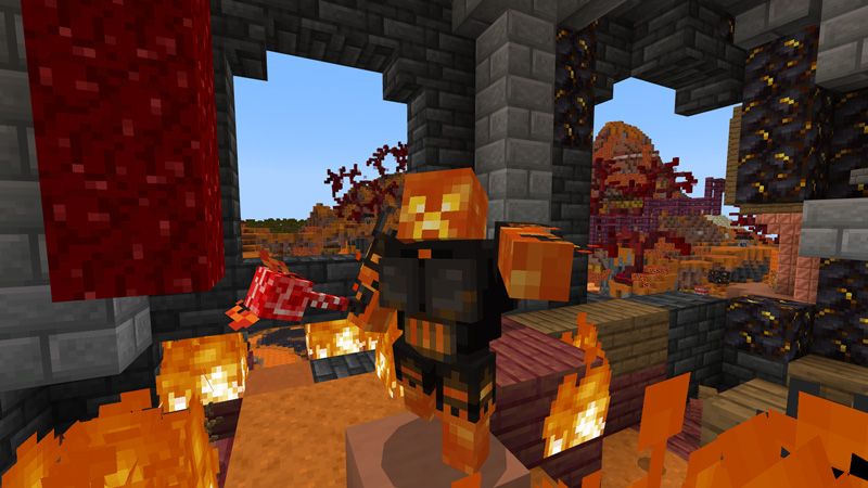 Becoming Lava Creeper by CubeCraft Games