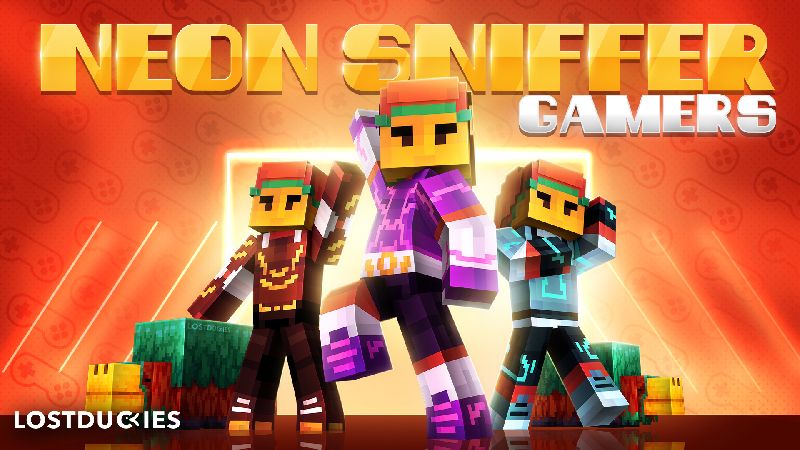 Neon Sniffer Gamers on the Minecraft Marketplace by Lostduckies