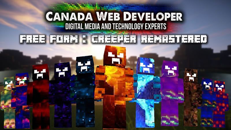 Free Form Creeper Remastered on the Minecraft Marketplace by CanadaWebDeveloper