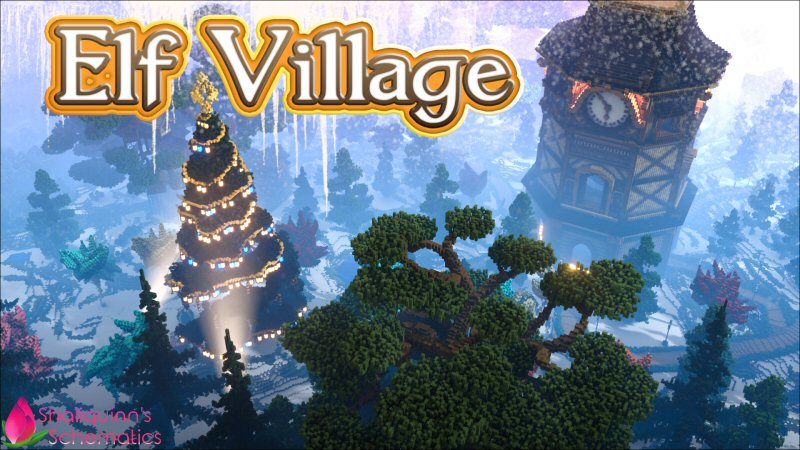 Elf Village on the Minecraft Marketplace by Shaliquinn's Schematics Elf Village on the Minecraft Marketplace by Shaliquinn's Schematics