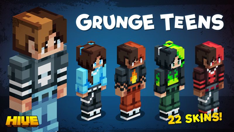 Grunge Teens on the Minecraft Marketplace by The Hive Grunge Teens on the Minecraft Marketplace by The Hive