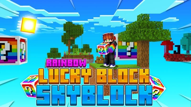 Rainbow Lucky Block Skyblock