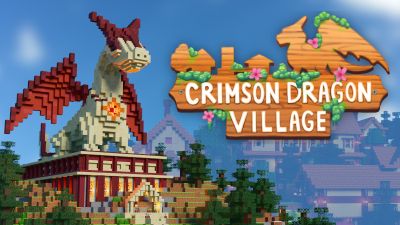Crimson Dragon Village on the Minecraft Marketplace by BTWN Creations