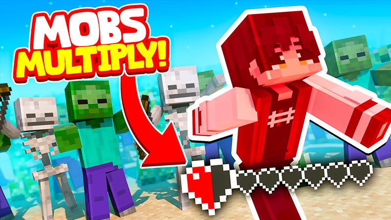 Survival But Mobs Multiply on the Minecraft Marketplace by 4KS Studios Survival But Mobs Multiply on the Minecraft Marketplace by 4KS Studios