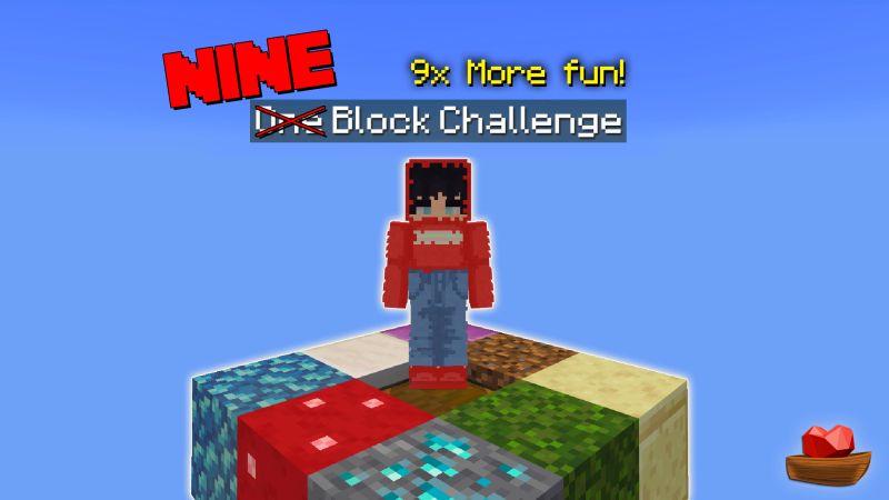 Nine Block Challenge on the Minecraft Marketplace by Lifeboat