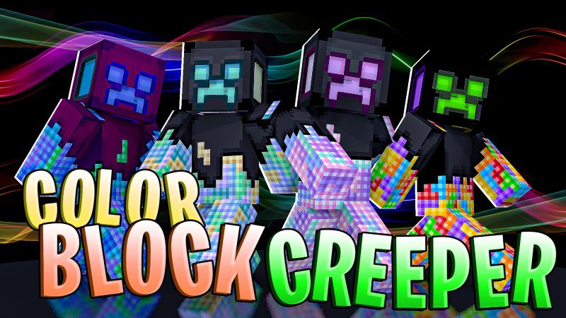 Colorblock Creeper on the Minecraft Marketplace by DogHouse Colorblock Creeper on the Minecraft Marketplace by DogHouse