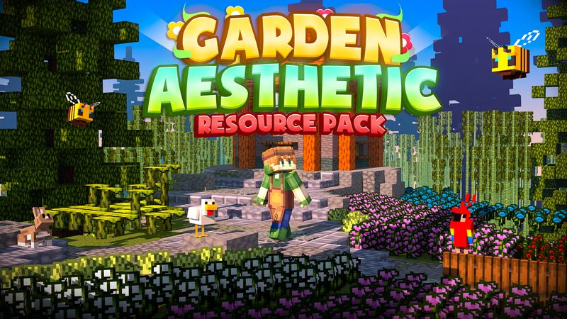 Garden Aesthetic Resource Pack on the Minecraft Marketplace by Dark Lab Creations