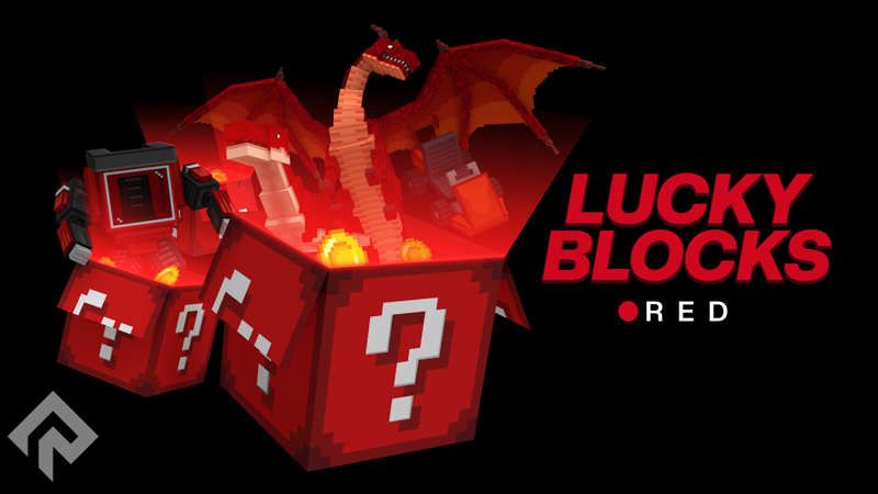 Lucky Blocks Red on the Minecraft Marketplace by RareLoot Lucky Blocks Red on the Minecraft Marketplace by RareLoot
