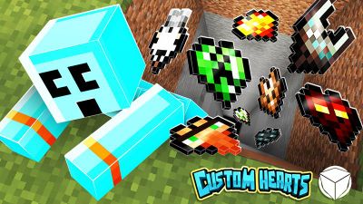 Craftee Custom Hearts on the Minecraft Marketplace by Logdotzip