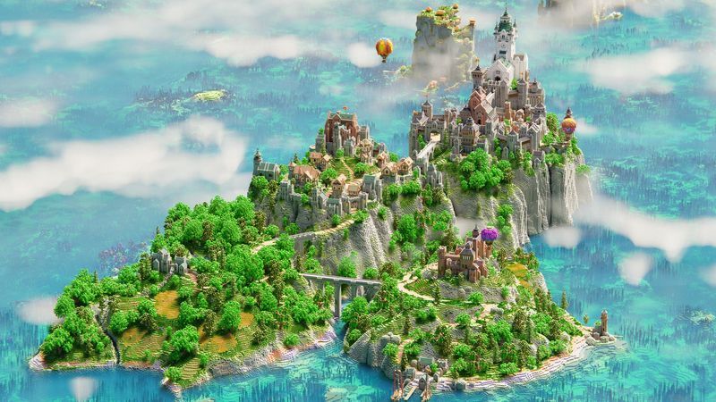 Millionaire Island Kingdom on the Minecraft Marketplace by 5 Frame Studios
