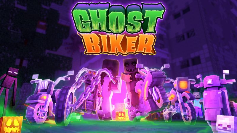 Ghost Bikers on the Minecraft Marketplace by CubeCraft Games Ghost Bikers on the Minecraft Marketplace by CubeCraft Games