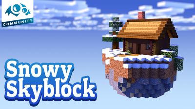 Snowy Skyblock on the Minecraft Marketplace by Monster Egg Studios