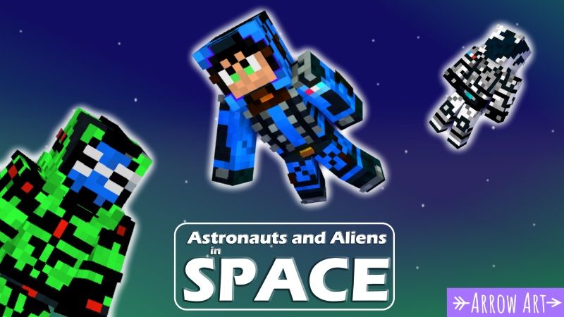 Astronauts and Aliens in Space on the Minecraft Marketplace by Arrow Art Games Astronauts and Aliens in Space on the Minecraft Marketplace by Arrow Art Games