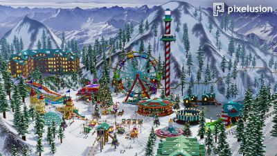 Snow Resort on the Minecraft Marketplace by Pixelusion