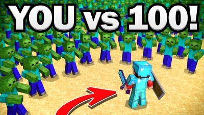 YOU vs 100 on the Minecraft Marketplace by GoE-Craft