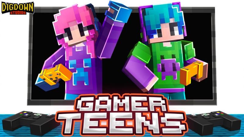 Gamer Teens on the Minecraft Marketplace by Dig Down Studios