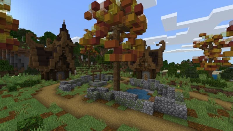 Autumn Village by Fall Studios