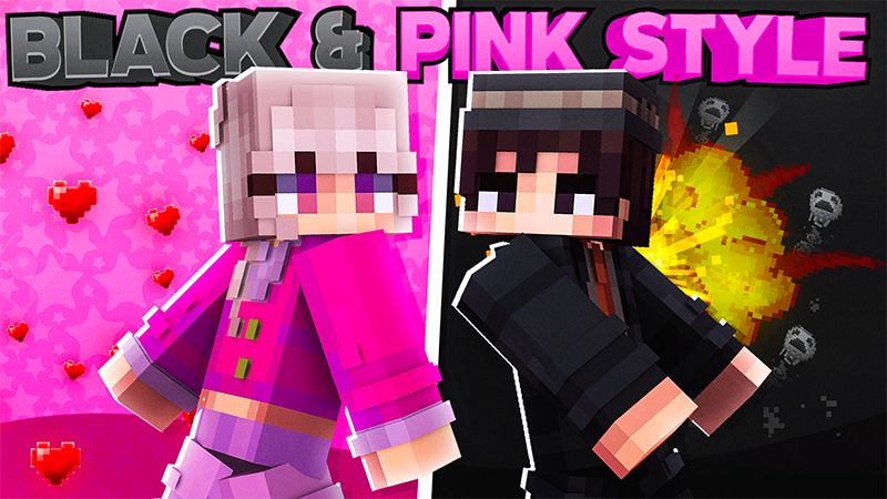 Black  Pink Style on the Minecraft Marketplace by Big Dye Gaming