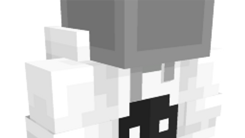 White Ghost Hoodie on the Minecraft Marketplace by BLOCKLAB Studios