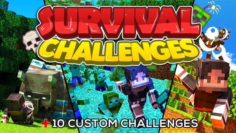 Survival Challenges on the Minecraft Marketplace by 4KS Studios Survival Challenges on the Minecraft Marketplace by 4KS Studios